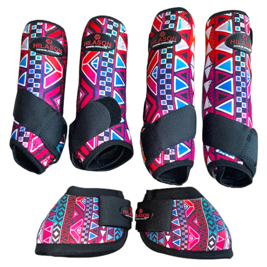 Fire Dance 4 Pack Sport Boots with Bell Boots