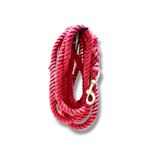 Used Cotton Lunge Line – Red
