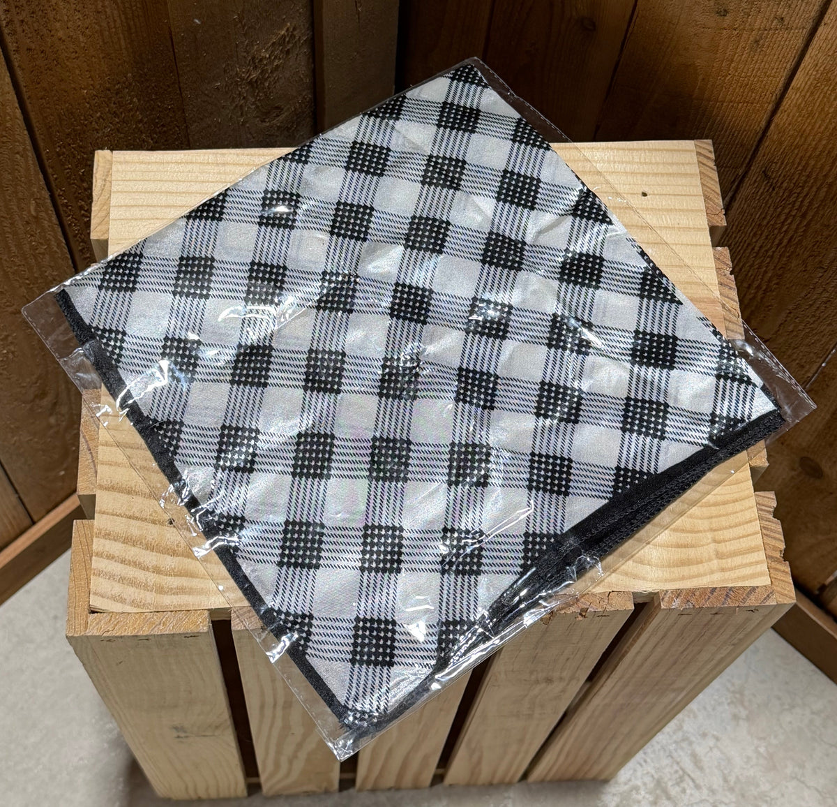 New in Package Horsemanship Wild Rag • Silver & Black