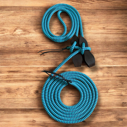 SMT Premium Mecate Reins with Ranch Slobber Straps