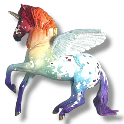 Breyer Stablemate – Alborozo Pegasus Appaloosa (Custom)