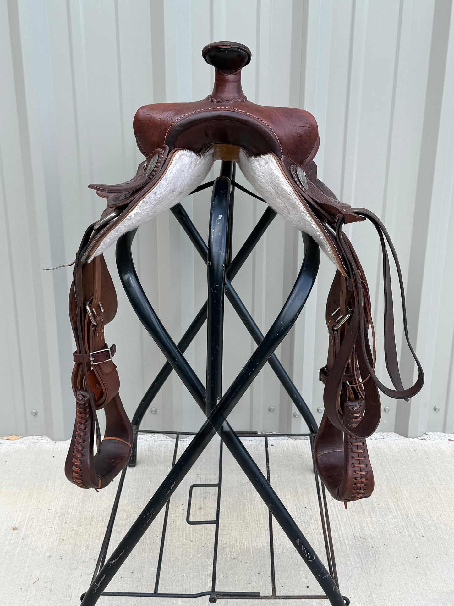 Used Royal King Youth Western Saddle – 13” Seat – Approx. 7” Gullet