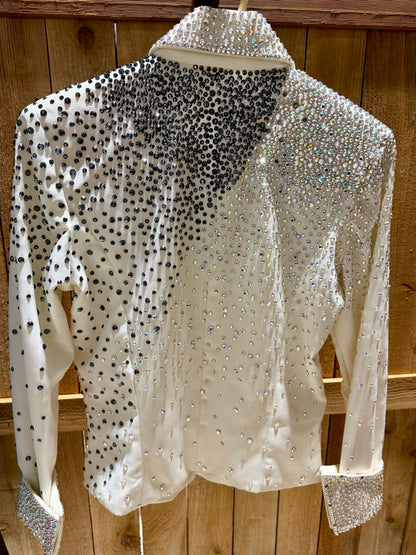 Used Custom White Show Jacket • Ladies Small