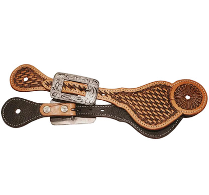 Western Leather Spur Strap - Elkhart