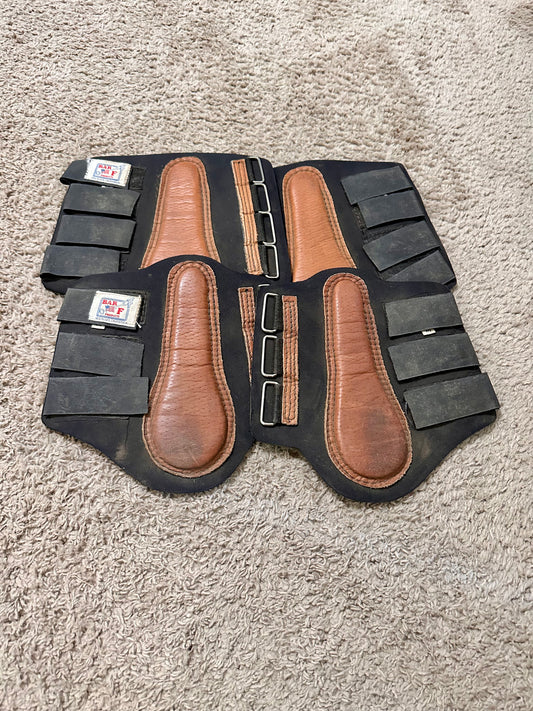 Used Bar F Splint Boots – 4 Pack, Size Medium