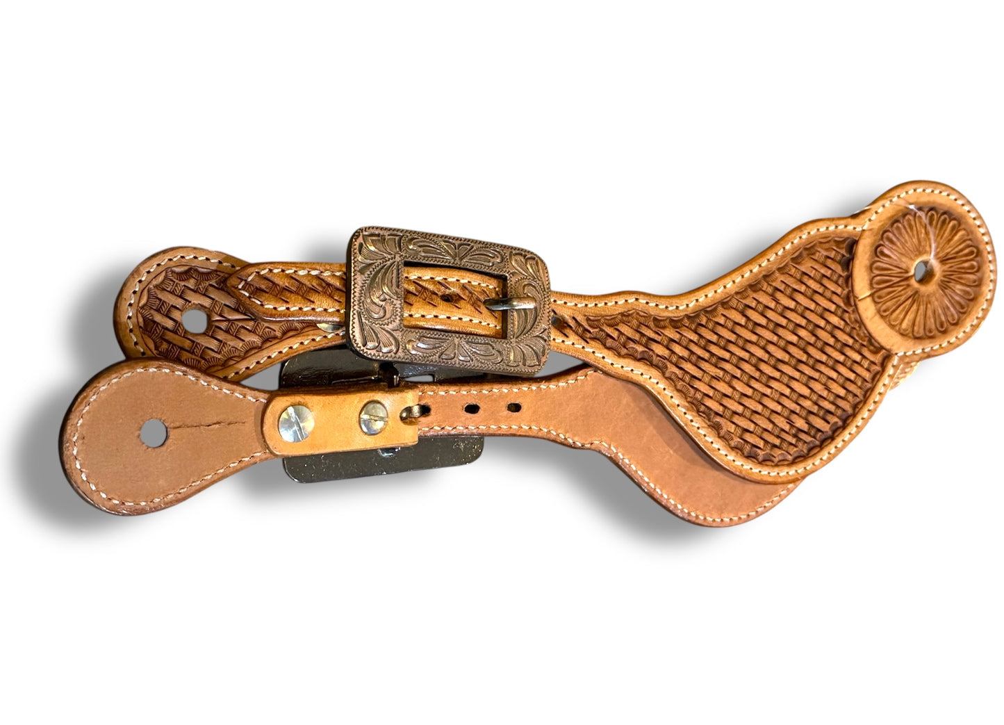 Western Leather Spur Strap - Elkhart