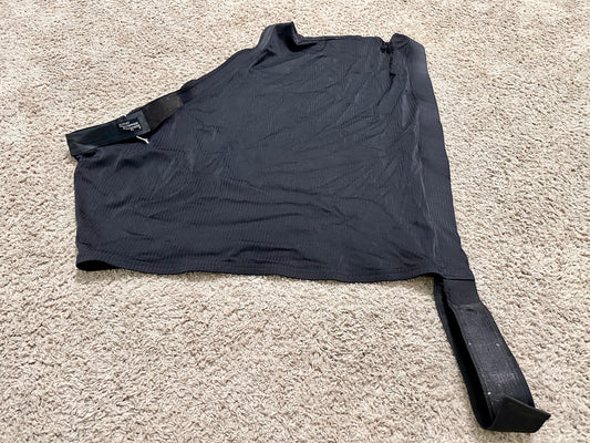 Sleazy Sleepwear Lycra Shoulder Guard – Black, Size Medium