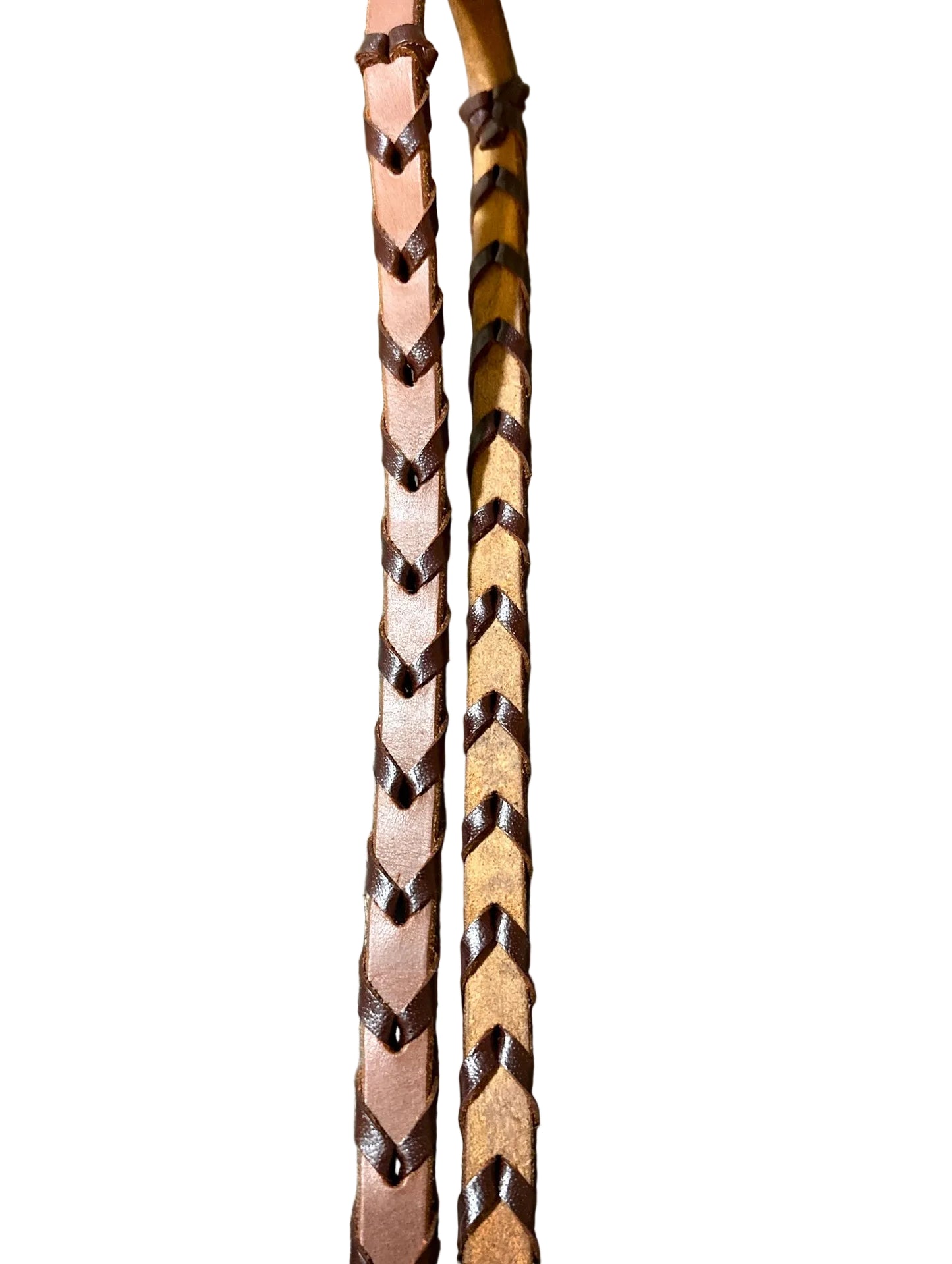 8’ Leather Laced Roping Reins