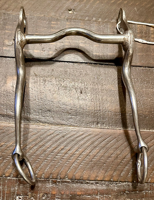Used Low Port Curb Bit – S-Shank, 5" Mouth, 9" Shank