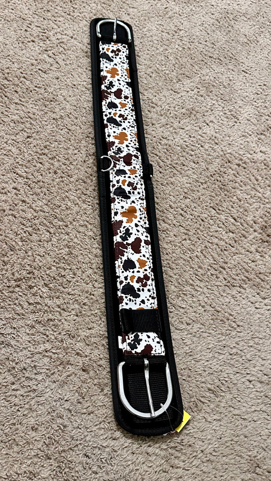 Showman Cowprint Neoprene Cinch -36” NIP