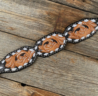 Backstitch Leather Wither Strap
