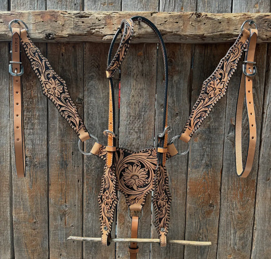Light Oil Whipstitch Gladiator Tack Set
