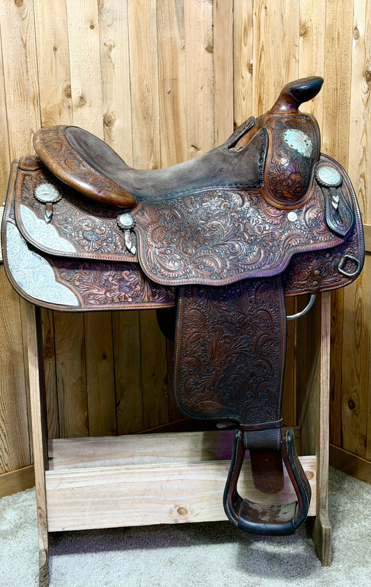 Used Billy Royal Show Saddle – 16” Seat, FQHB