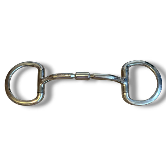 Comfort Snaffle with Eggbutt Rings and Center Roller – 5”