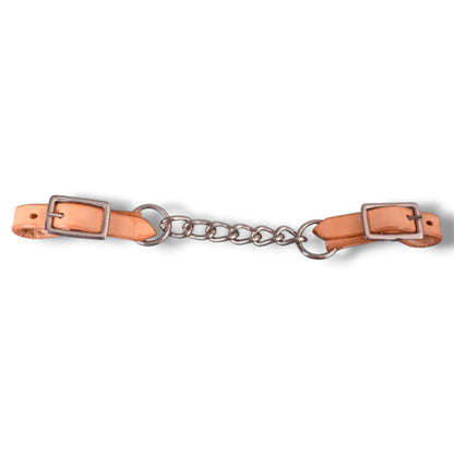 Harness Leather Curb Chain