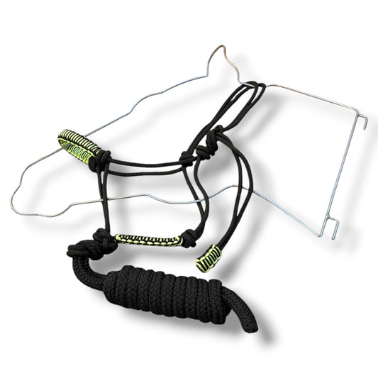 Wrapped Noseband Rope Halter and Lead Set