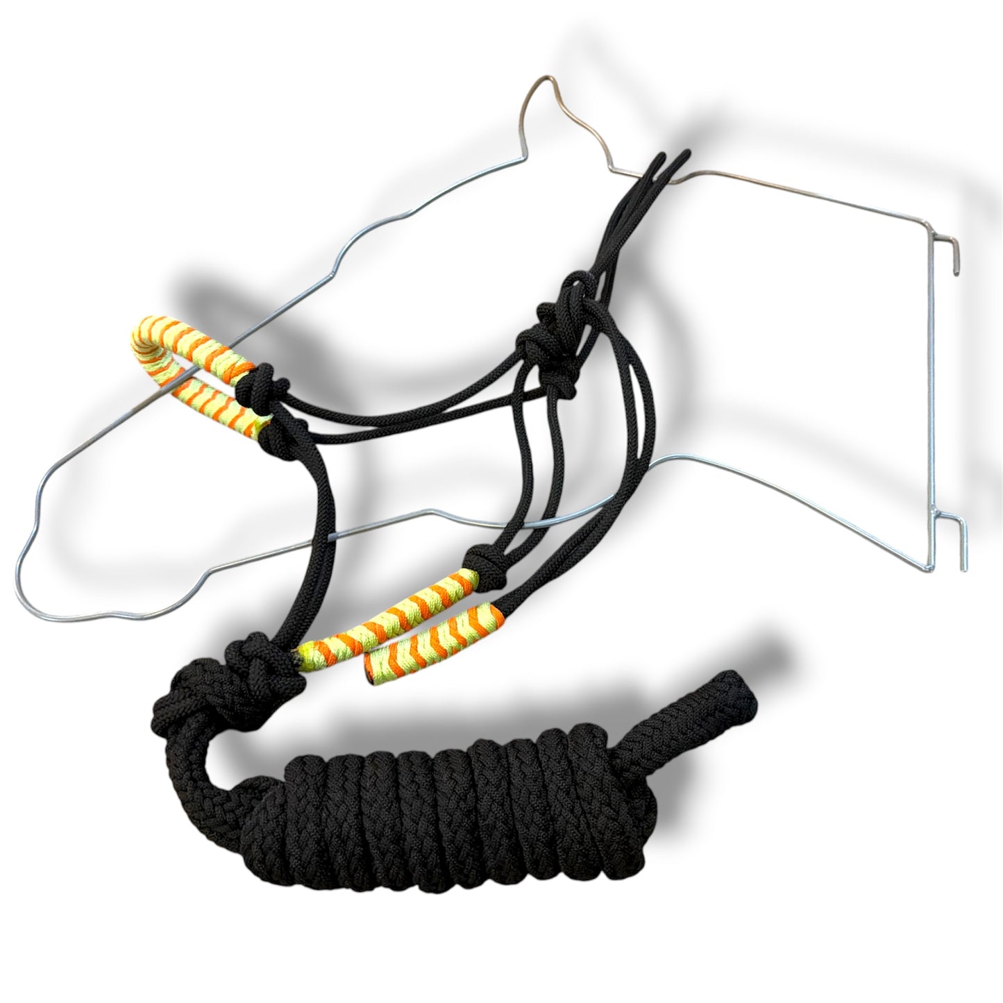 Wrapped Noseband Rope Halter and Lead Set