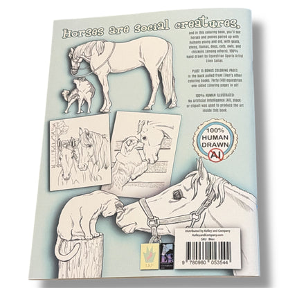 Horse Friends Coloring Book by Ellen C. Maze Sallas