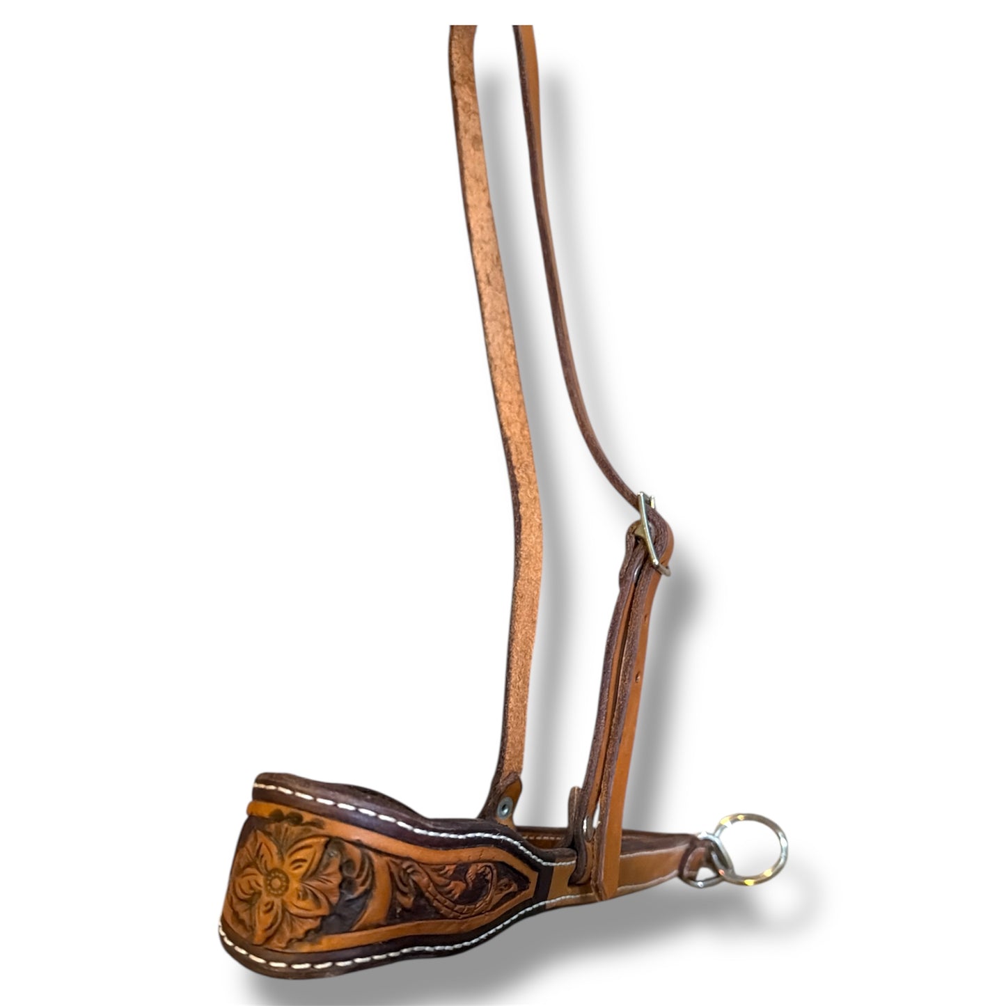 Used Leather Tiedown Noseband