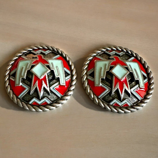 2 Pack Thunderbird 1-1/2 Inch Conchos