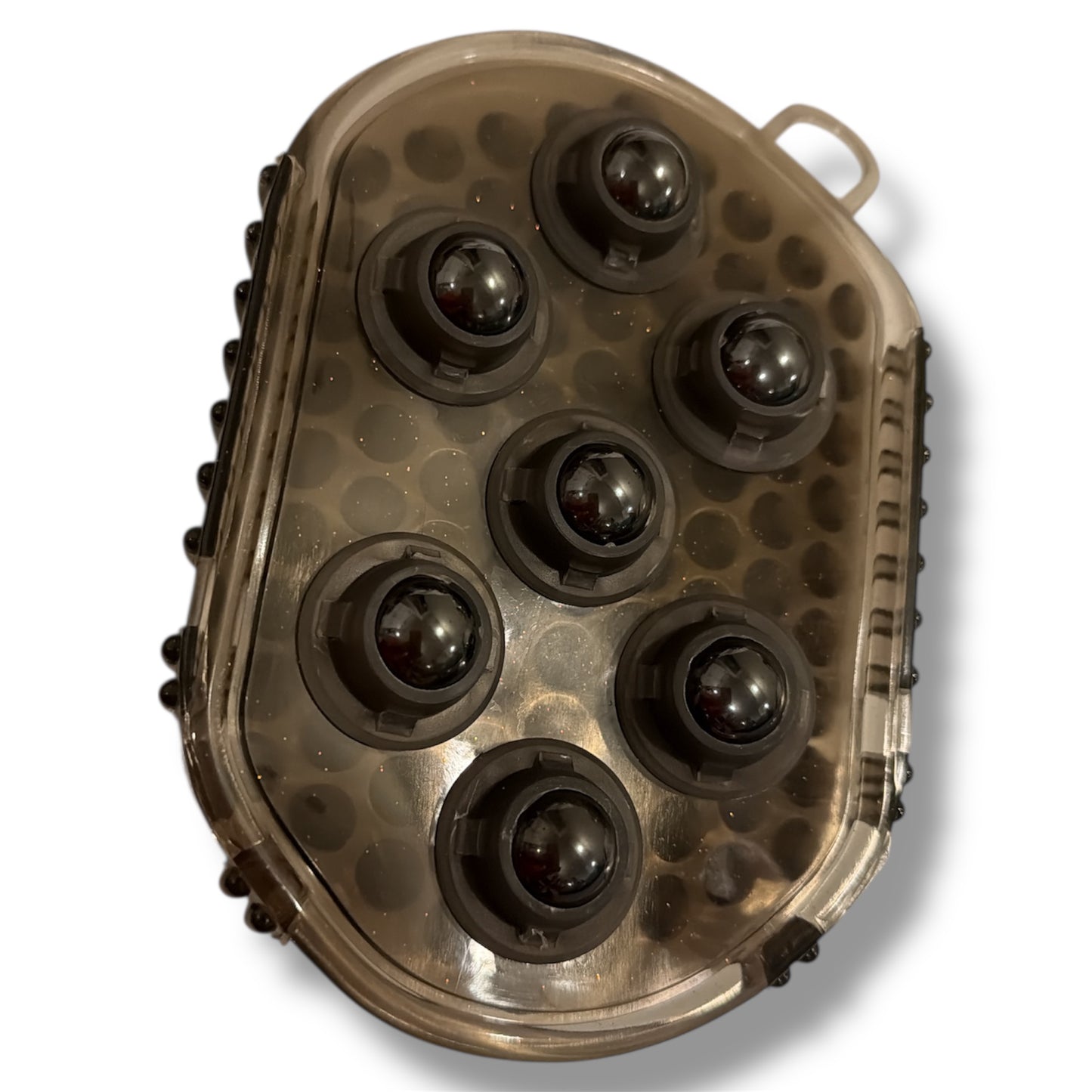 Gel Massage Brush – Dual-Sided with Magnetic Rollers