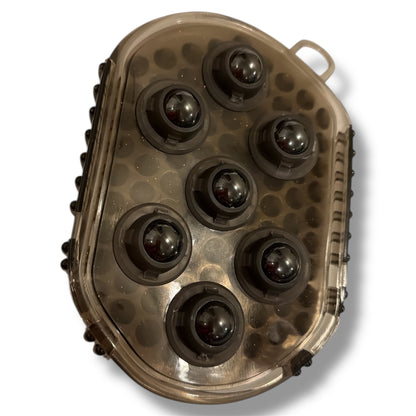 Gel Massage Brush – Dual-Sided with Magnetic Rollers