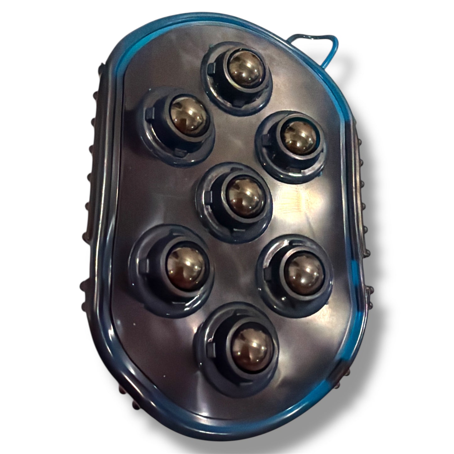 Gel Massage Brush – Dual-Sided with Magnetic Rollers