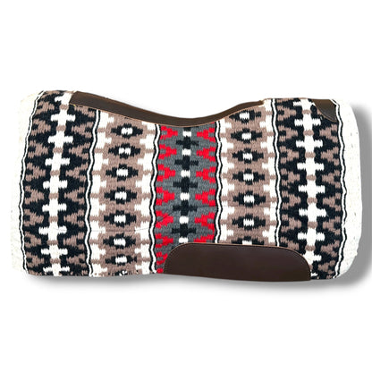 Western Double Weave Saddle Pad with Felt Bottom & Blanket Top