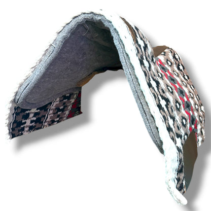 Western Double Weave Saddle Pad with Felt Bottom & Blanket Top