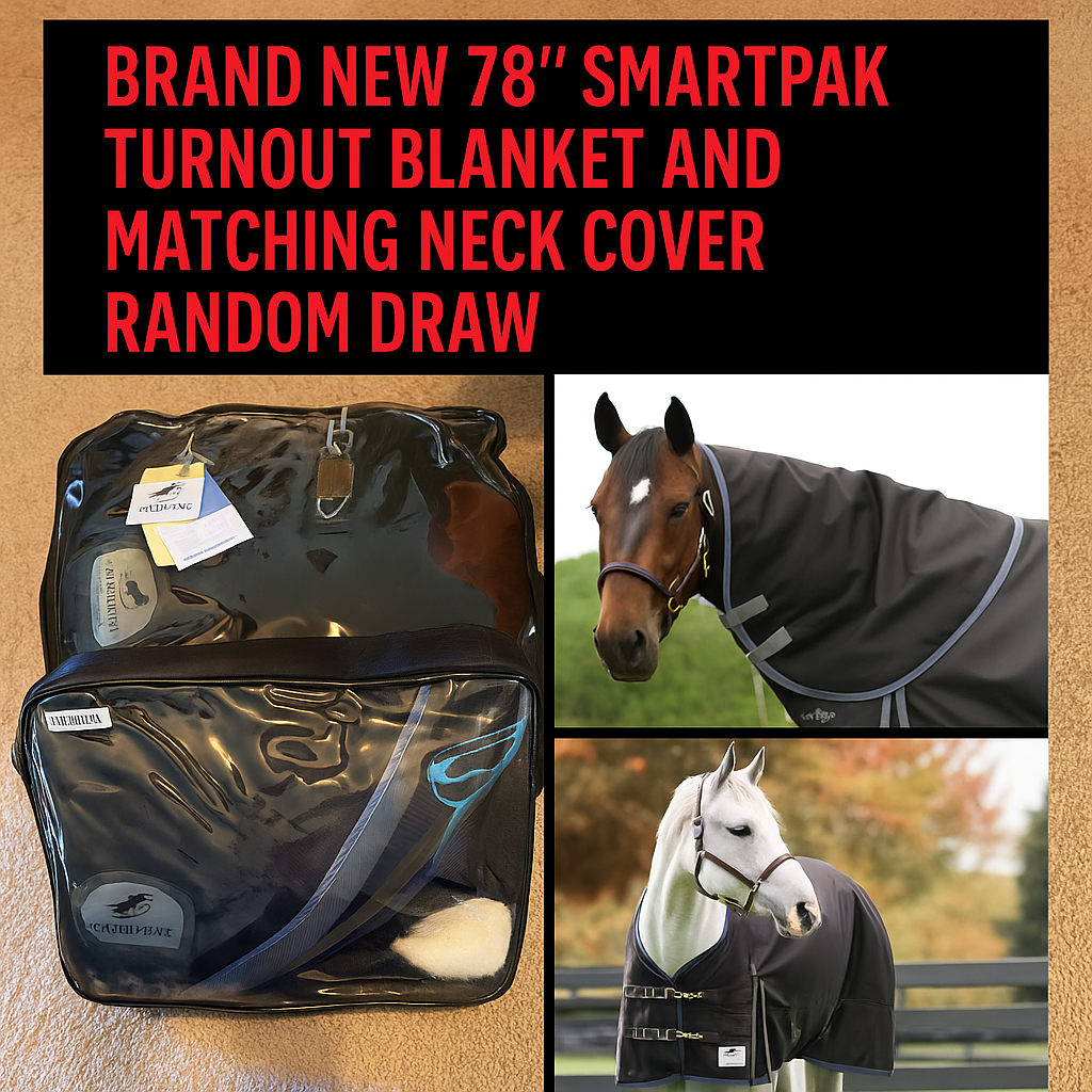 NEW Smart Pak Turnout Blanket & Neck Cover Random Draw