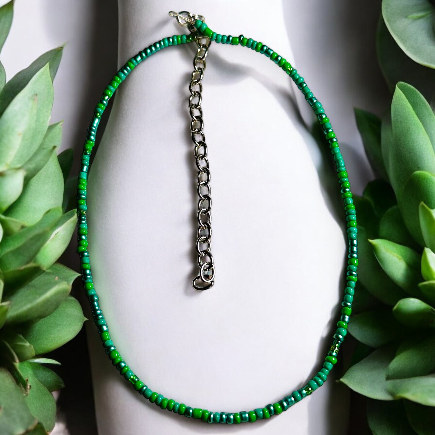 Handmade BOHO Beaded Choker Necklace