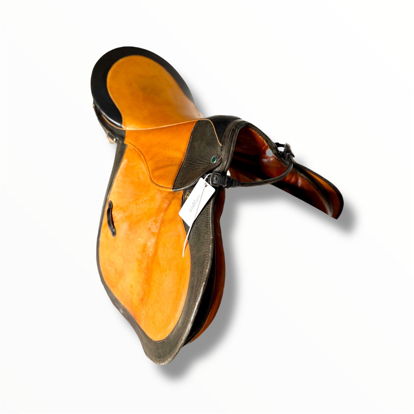 Stubben Two-Tone English All-Purpose Saddle – 17” Seat, Medium Tree (5.5” Gullet)