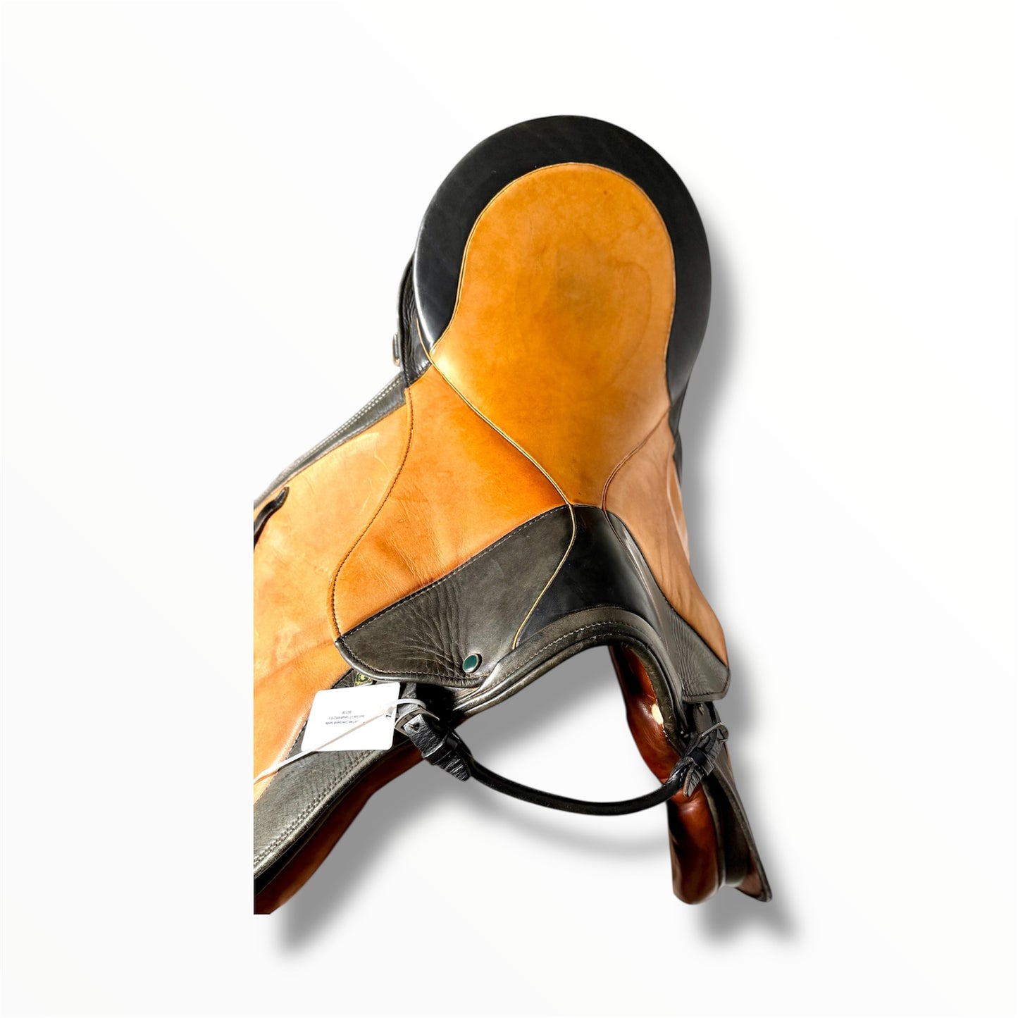 Stubben Two-Tone English All-Purpose Saddle – 17” Seat, Medium Tree (5.5” Gullet)