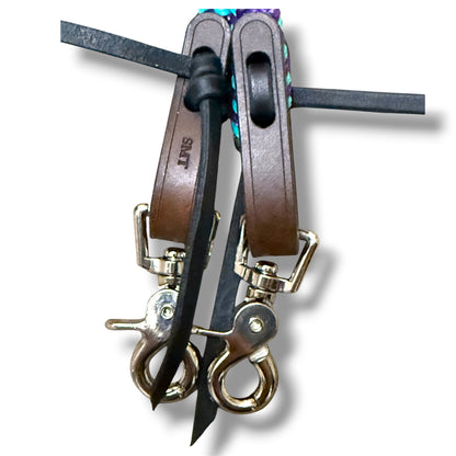 SMT Split Reins with Ranch Chocolate Water Loops