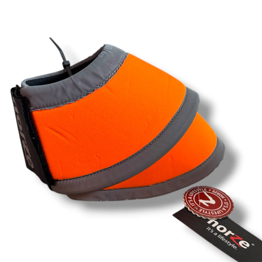 NEW with Tags HORZE Reflective Bell Boots – Orange