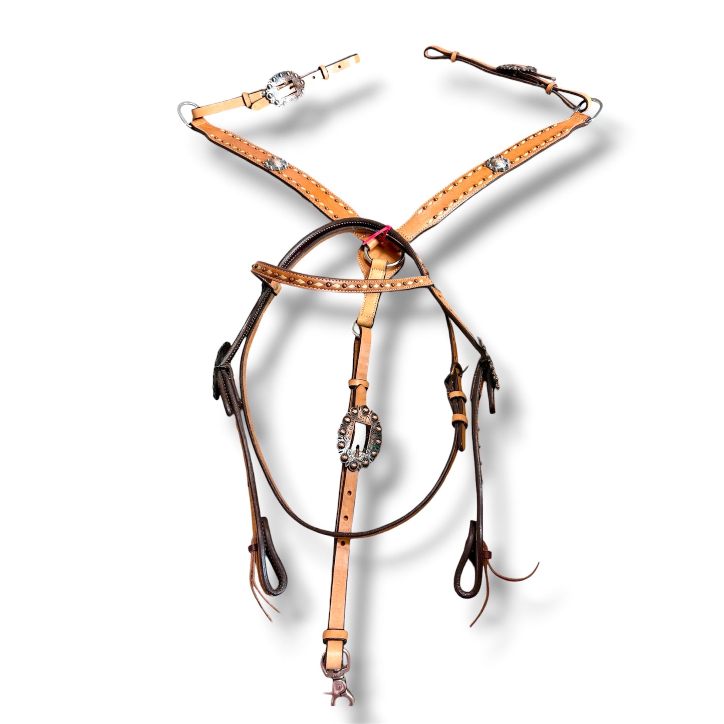 Used Leather Tack Set with Browband Headstall & Breastcollar