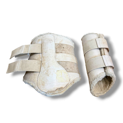 Used Dover Fleece-Lined Sport Boots – White | Size Large