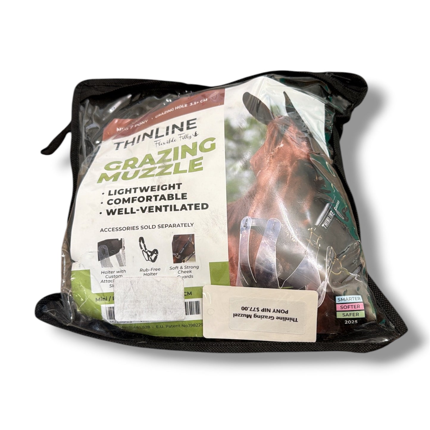 NEW ThinLine Flexible Grazing Muzzle – Pony Size (NIP)