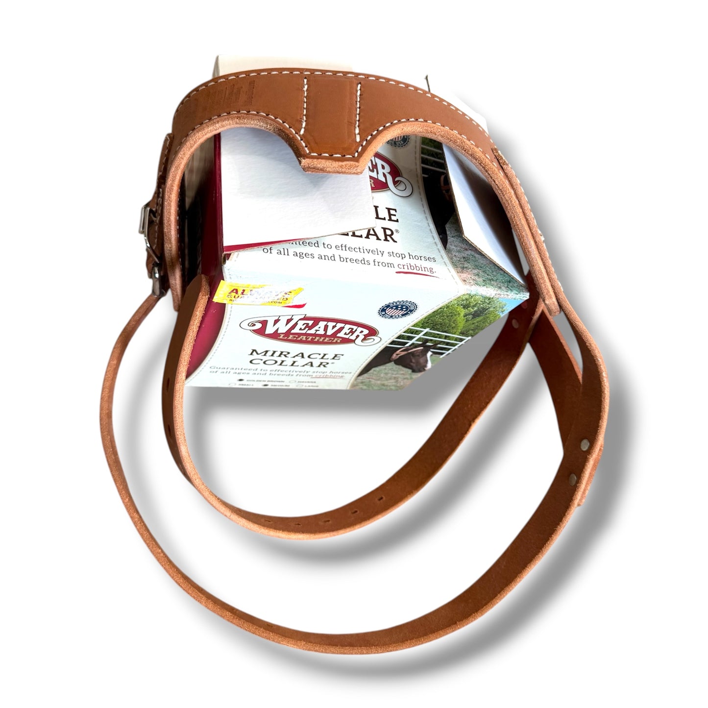 NIB – Weaver Leather Miracle Collar | Medium | Golden Brown
