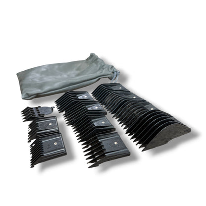 Oster Clipper Guide Comb Set – 11 Piece with Storage Bag