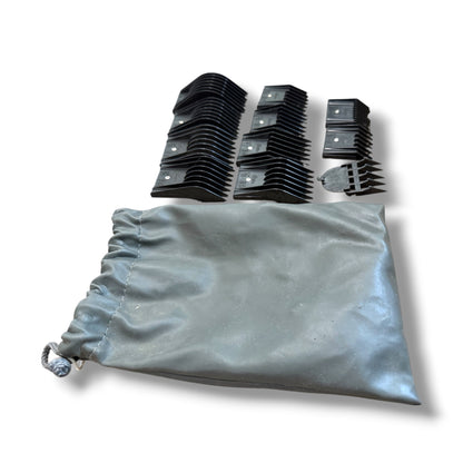 Oster Clipper Guide Comb Set – 11 Piece with Storage Bag