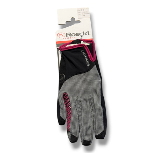Roeckl “Lynn” Performance Riding Gloves – Anthracite (Size 6.0)