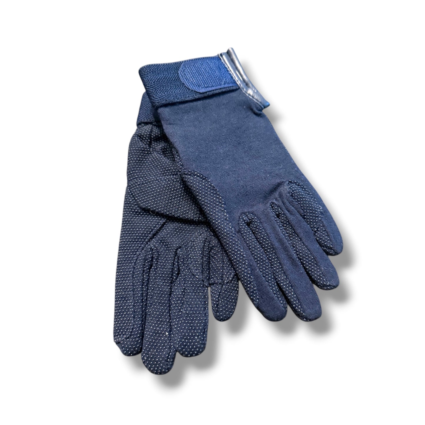 SSG Gripper Cotton Riding Gloves – Navy (XS | Style 5000)