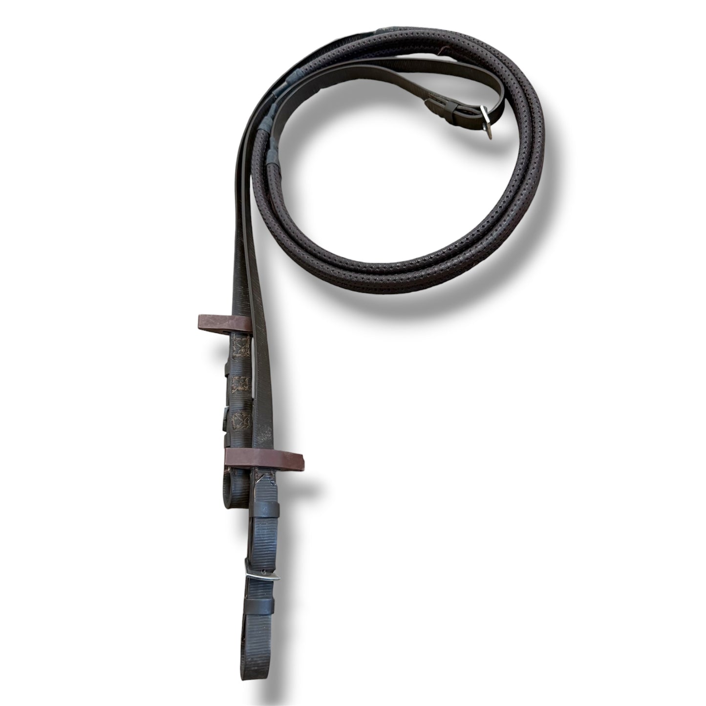 Used Rubber and Biothane English Reins with Martingale Stops