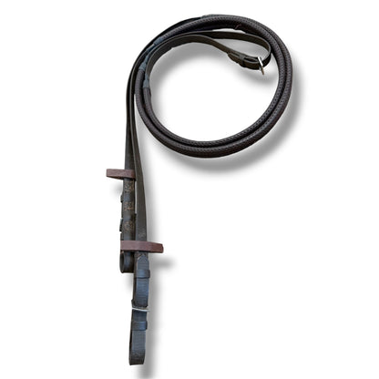 Used Rubber and Biothane English Reins with Martingale Stops