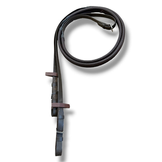Used Rubber and Biothane English Reins with Martingale Stops