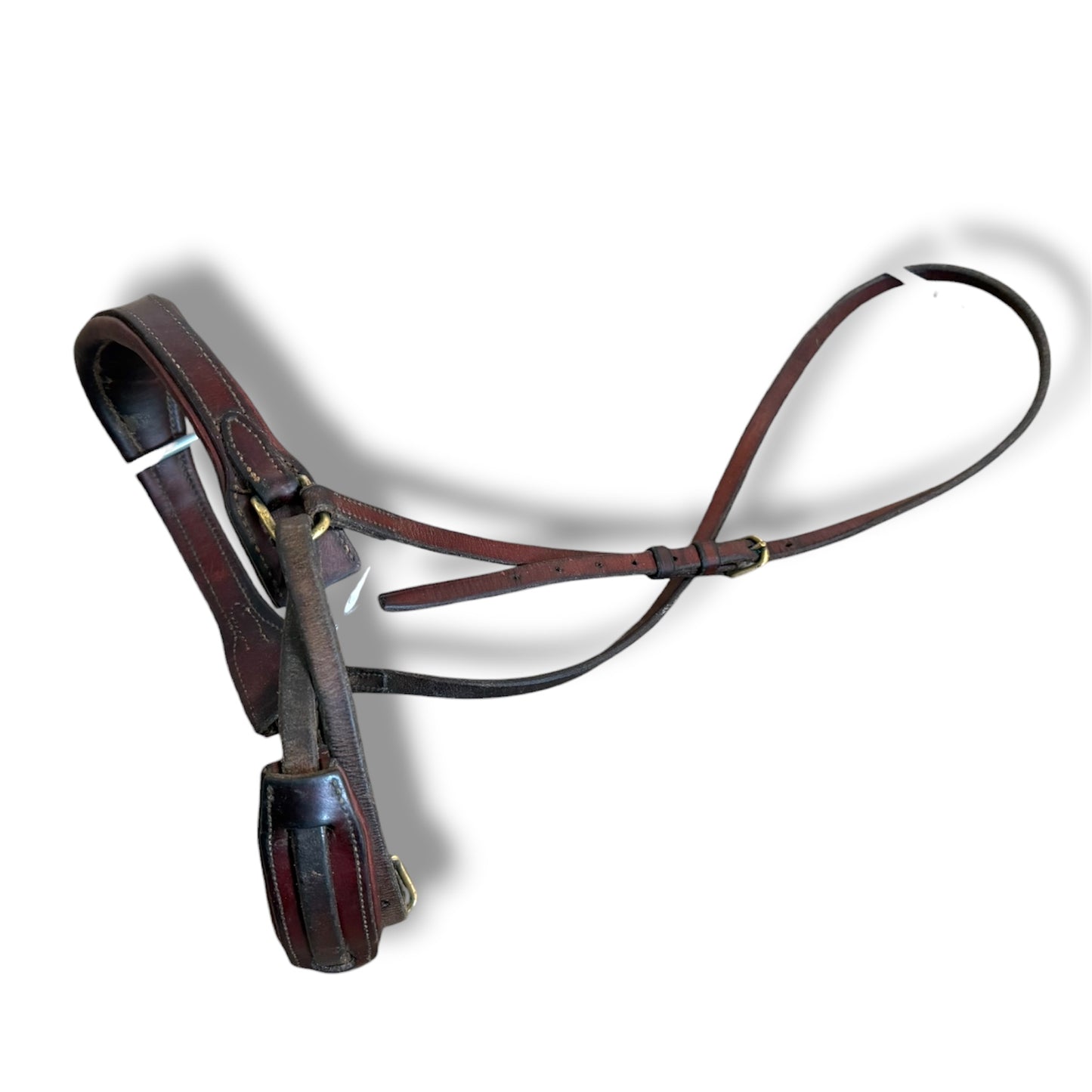 Used Leather Cavesson with Padded Nose and Chin Strap