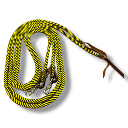 Thin Rope Split Reins 8’