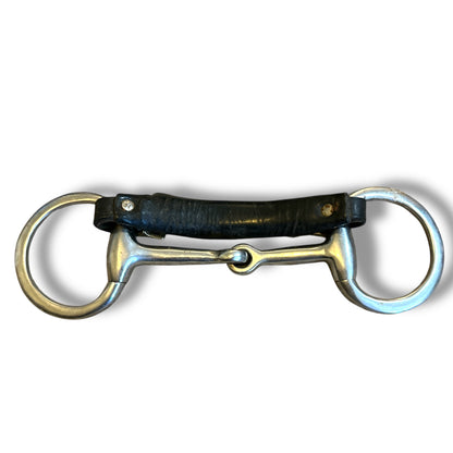 Used Eggbutt Snaffle w/ Leather Curb Strap