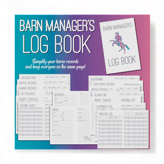 Barn Managers Log Book